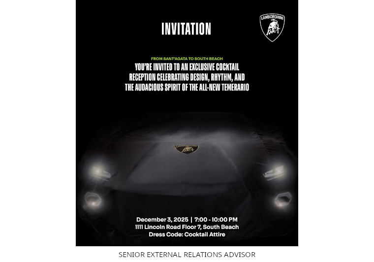 2025-01-Lamborghini_Miami Art Week Invite_Giovanni